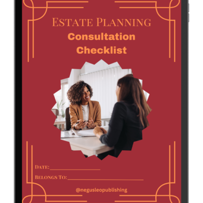 Estate Planning Consultation Checklist