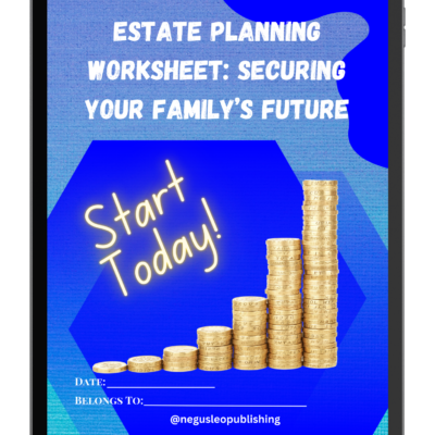 Estate Planning Worksheet Securing Your Family’s Future