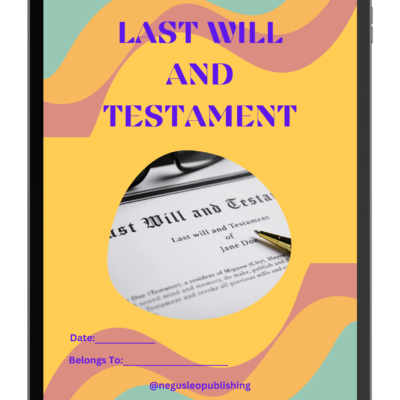 Last Will and Testament