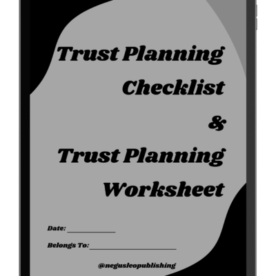 Trust Planning Checklist & Worksheet